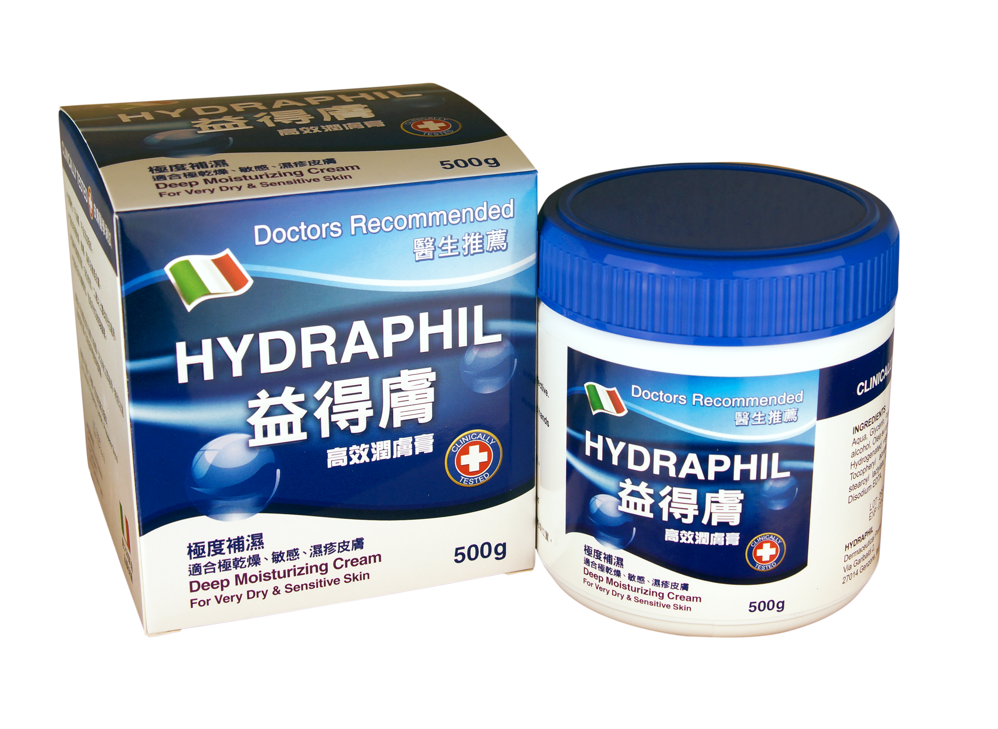 益得膚高效潤膚膏500G  HYDRAPHIL 500G